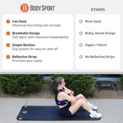 Weighted Vest, 5 Lb. - Adjustable Fitness Vest for Strength Training, Running, Walking, and Endurance Workouts