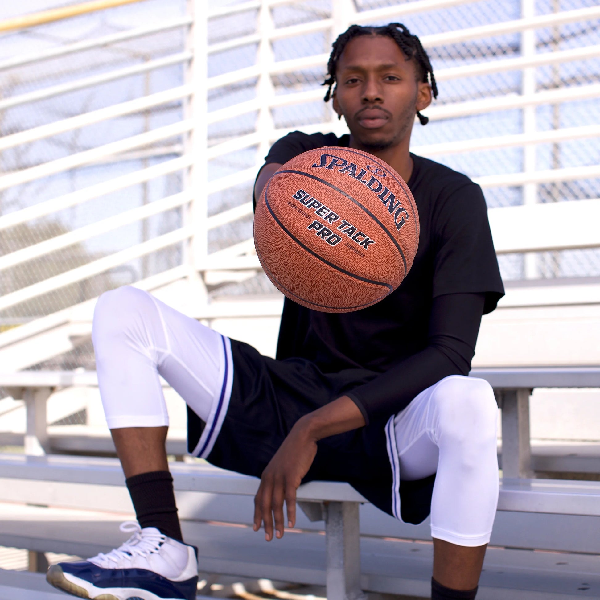 Super Tack Pro Composite Leather Basketball - Size 7, 29.5