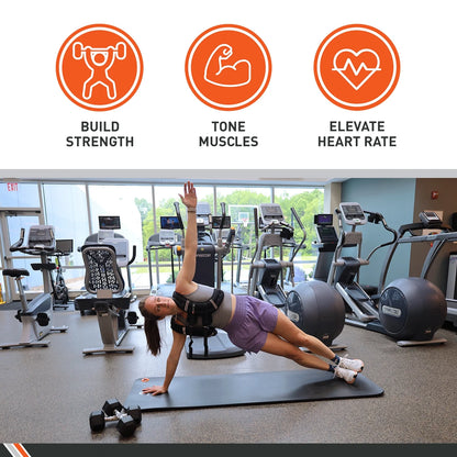 Weighted Vest, 5 Lb. - Adjustable Fitness Vest for Strength Training, Running, Walking, and Endurance Workouts