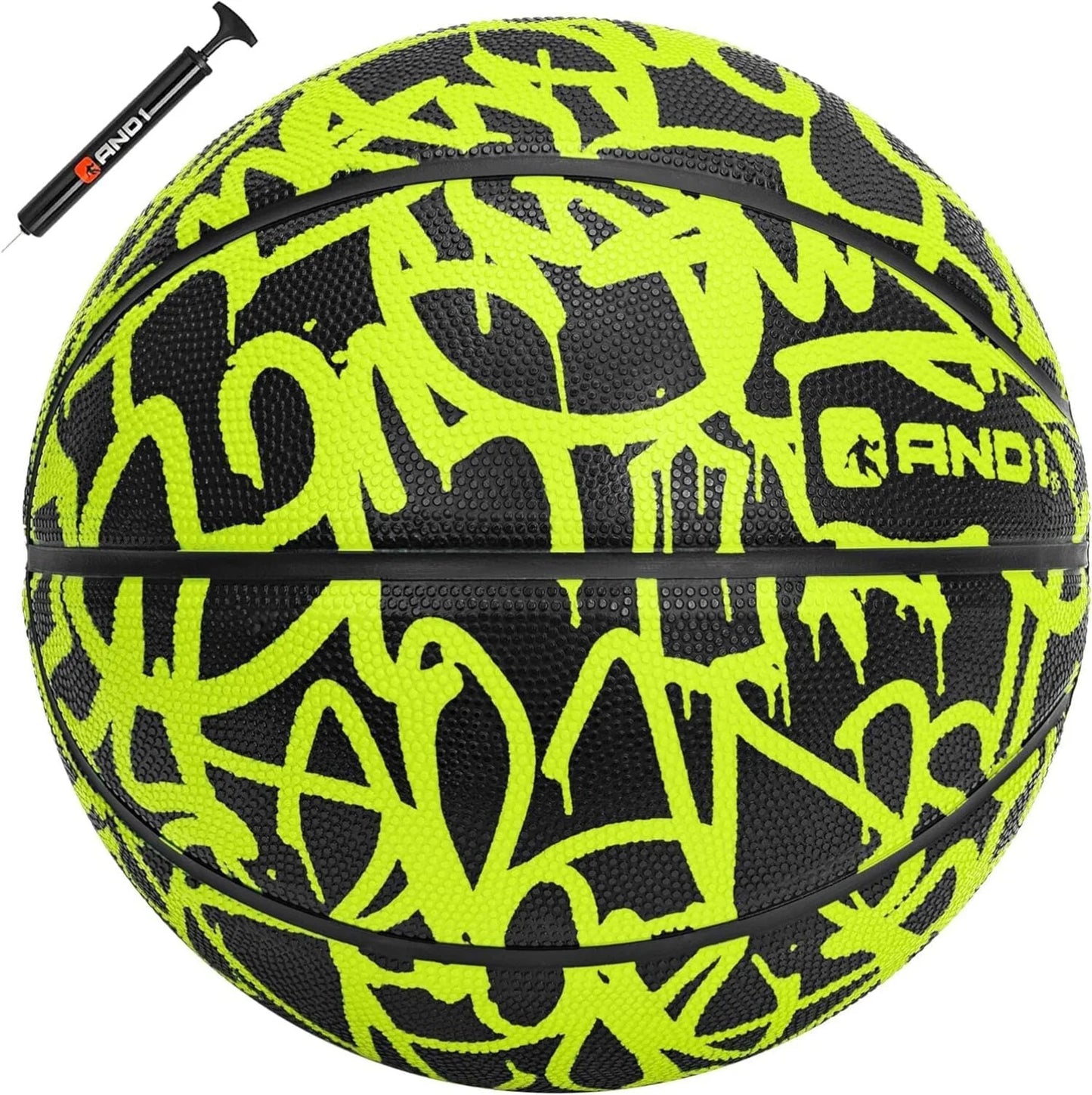 Fantom Graffiti Basketball: Official Regulation Size 7 (29.5") Rubber Basketball