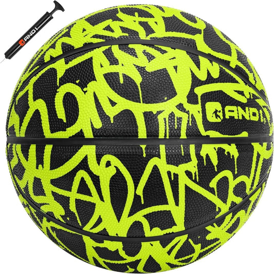 Fantom Graffiti Basketball: Official Regulation Size 7 (29.5") Rubber Basketball