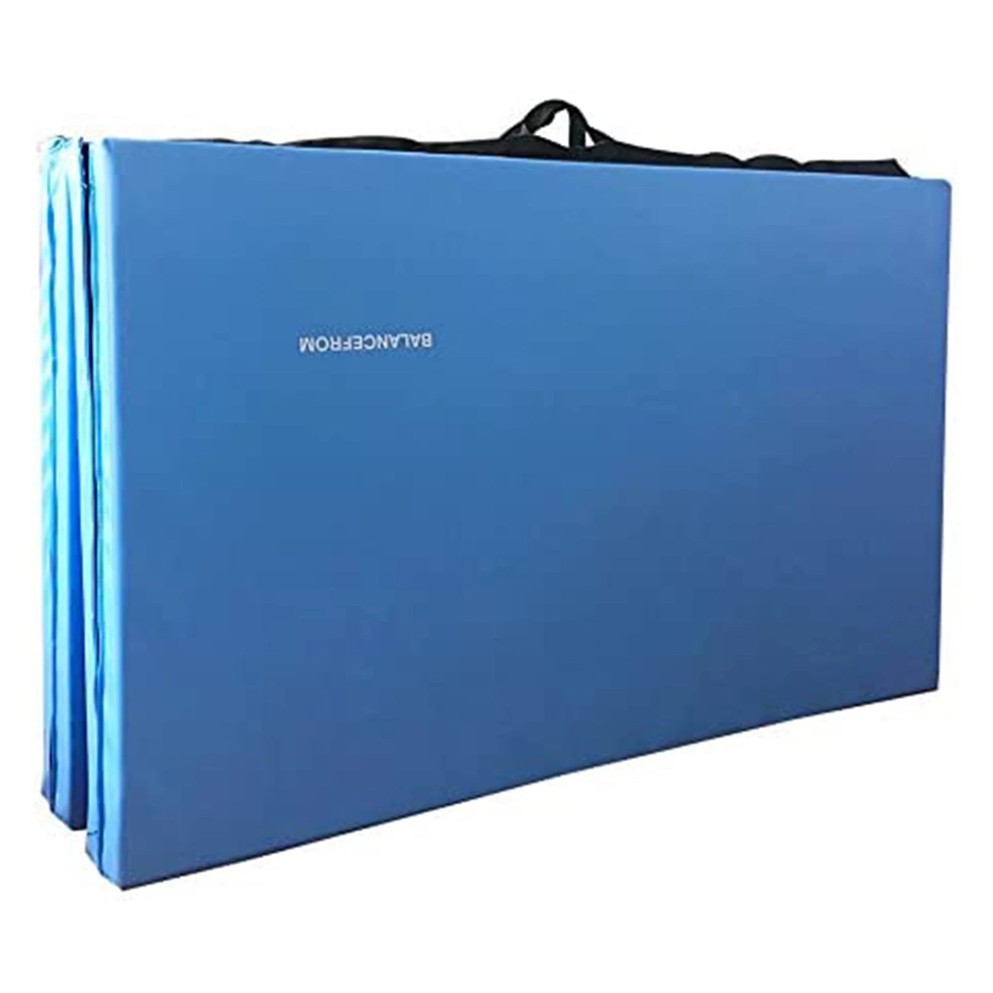 10Ft X 4Ft X 2In 4-Panel All-Purpose Folding Gymnastics Mat, Blue